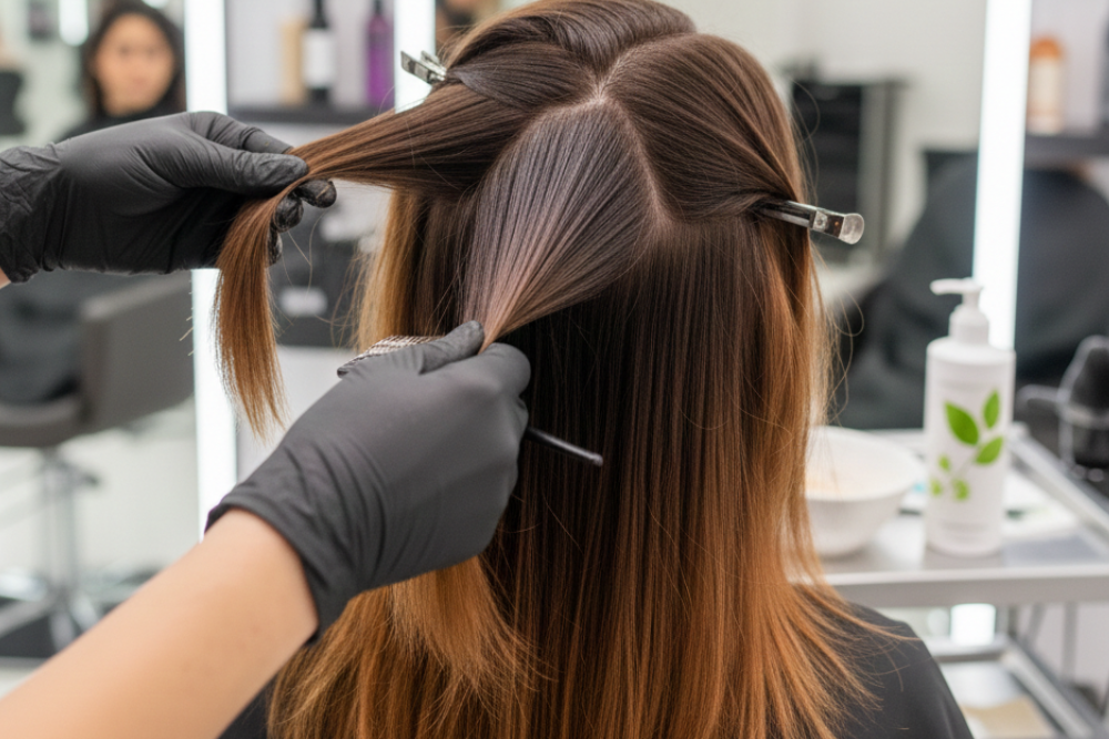 Balayage Hair Color Near Taksim | Natural Highlights Istanbul