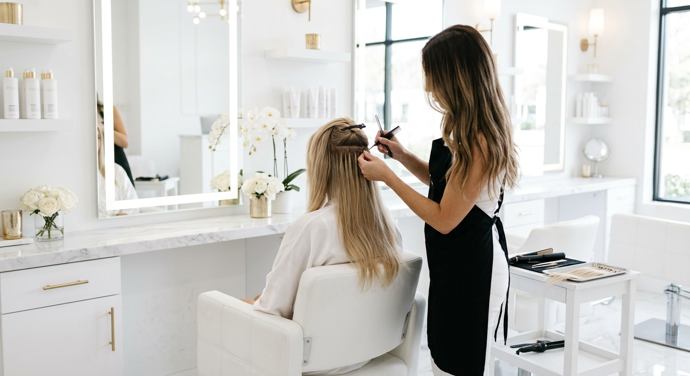 Invisible Hair Extensions Near Taksim | Seamless Hair Extensions Istanbul