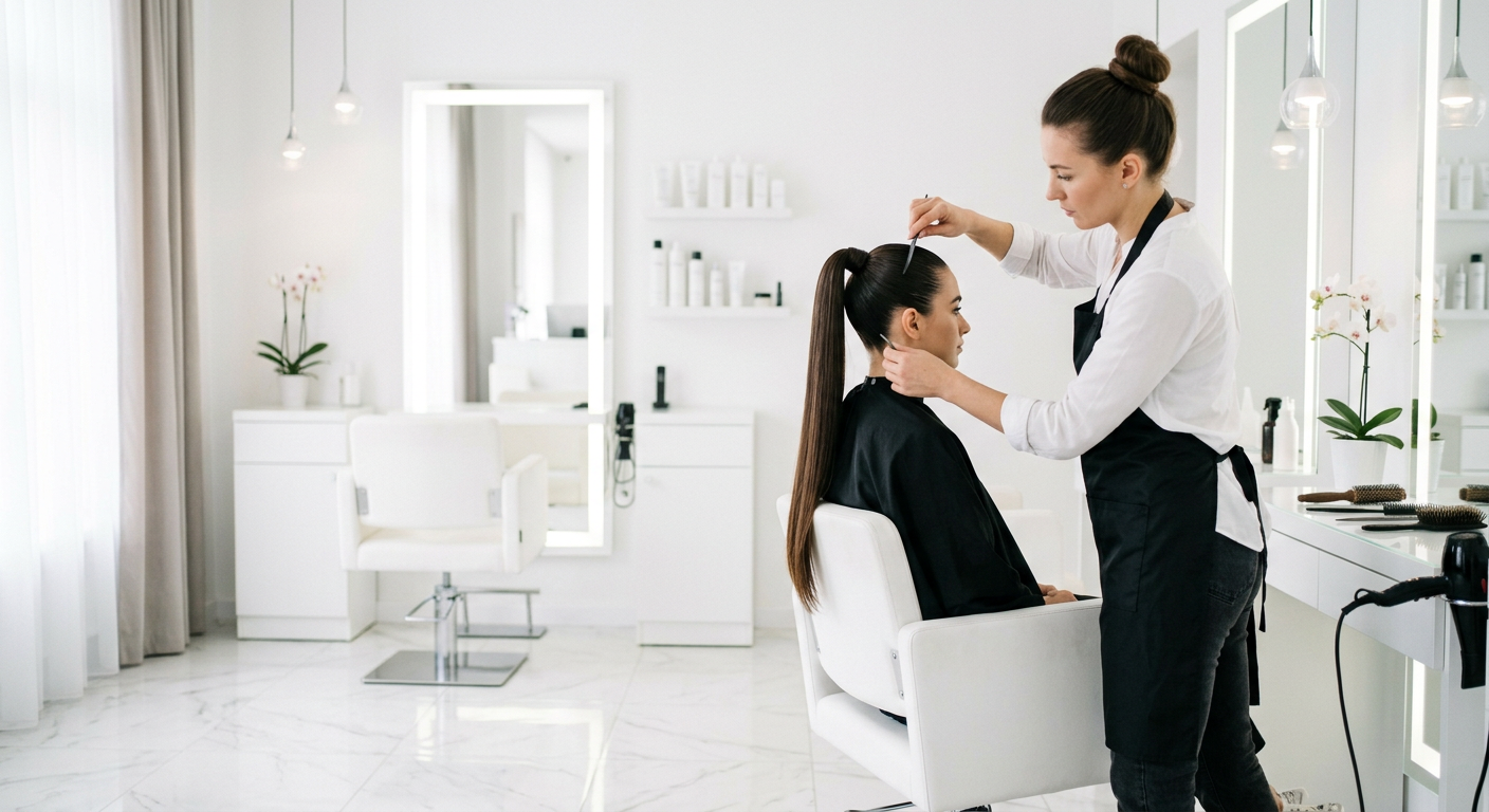 Taksim Yakınında Profesyonel At Kuyruğu Şekillendirme | İstanbul Şık Ponytail