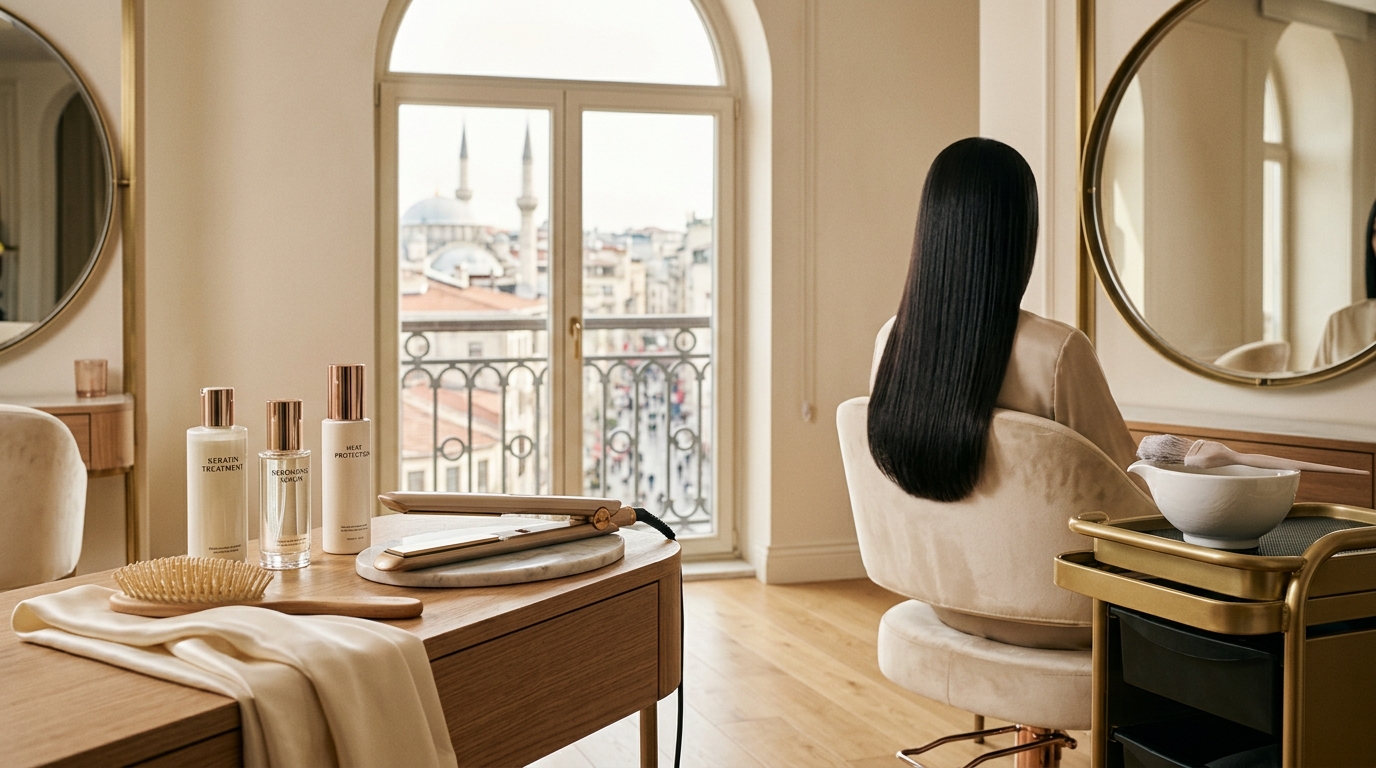 Taksim Yakınında Saç Düzleştirme: Keratin ve Rebonding Hakkında Her Şey  