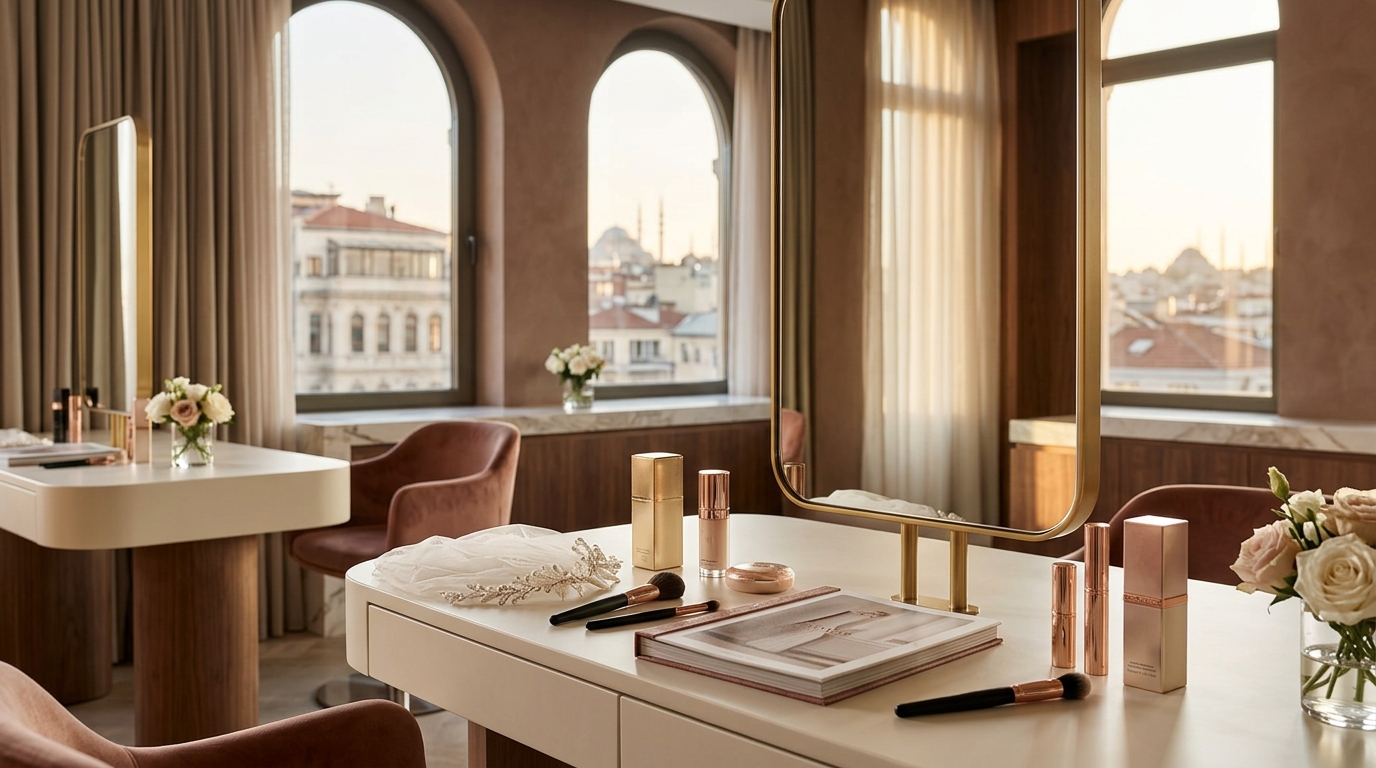 Bridal Hair & Makeup Near Taksim: Destination Wedding Beauty at Unbeatable Value